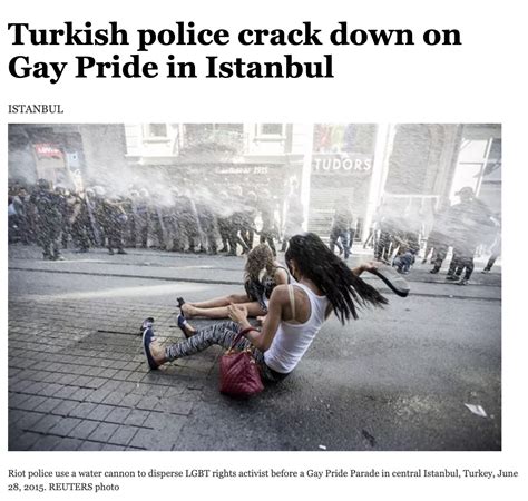 Footage Of Turkish Police Dispersing An LGBT Protest In Istanbul Is Old