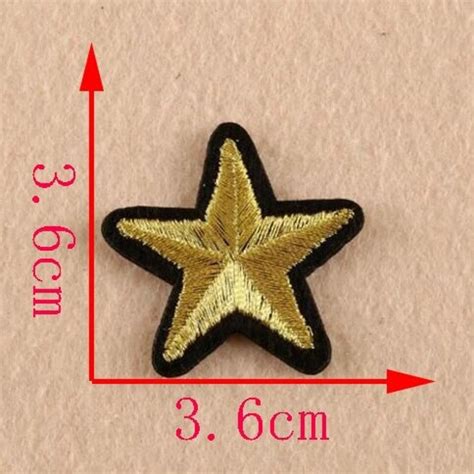 10pcs Iron On Stars Patches Stars Fabric Badges Stickers Etsy
