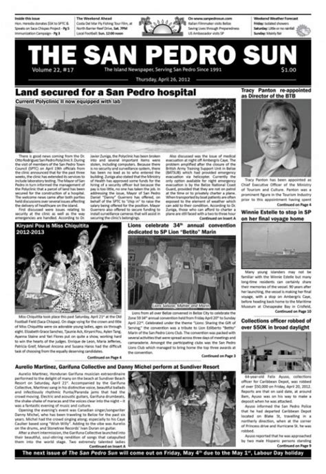 Advertise With The San Pedro Sun Newspaper The San Pedro Sun