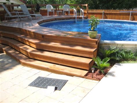 60 Cool Oval Pool Design Ideas Above Ground Pool Landscaping