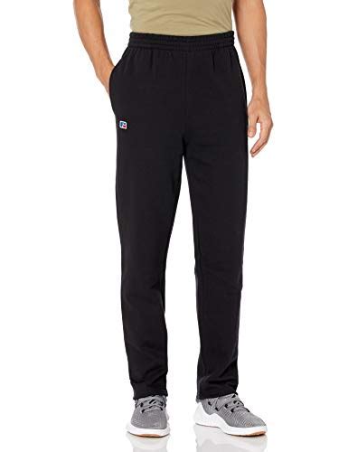 Russell Athletic Mens Cotton Rich 20 Premium Fleece Sweatpants Black
