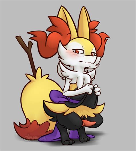 Rule 34 2014 3 Fingers 3 Toes Anthro Balls Barefoot Blush Bow Braixen