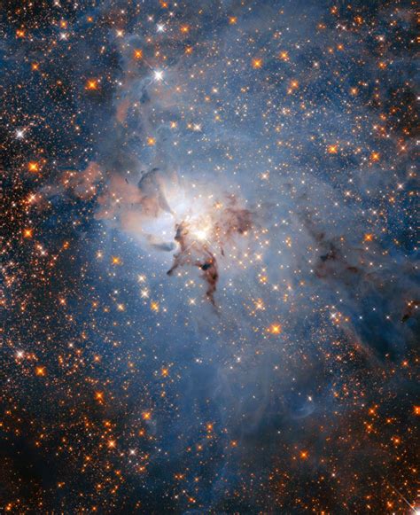 Hubble Spends Its 28th Birthday With Lagoon Nebula Hubble Space