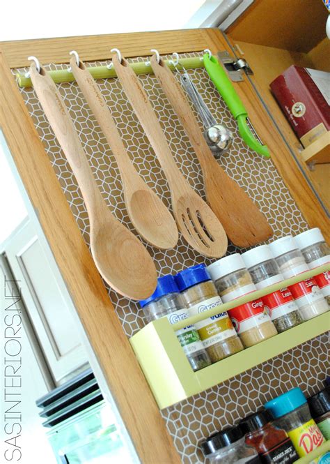 Kitchen Organization Ideas For The Inside Of The Cabinet Doors Jenna