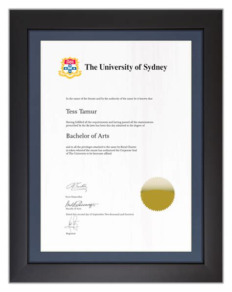 University degree certificate free png and psd. Degree Certificate Frame for University of Sydney | GownTown