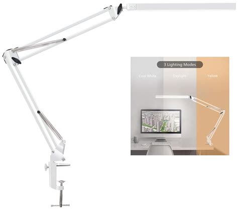 Buy Psiven Led Desk Lamp Architect Task Lamp Metal Swing Arm Dimmable