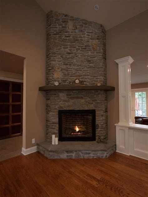 Fire Place To Go Along With The Hardwood Floor Of This Living Room