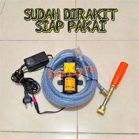 Jual Alat Steam Motor Cuci Ac Pompa Dc 12 Volt Mesin Setim Stim Cuci