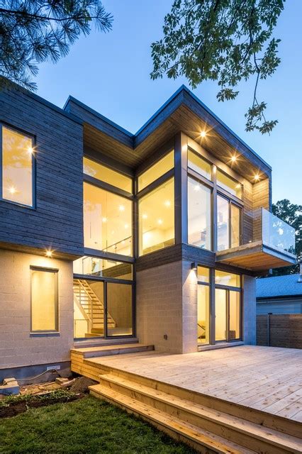 Modern Urban Infill Modern Exterior Ottawa By Maple Leaf Custom