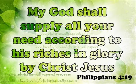 Philippians 4 19 Desktop Bible Verse