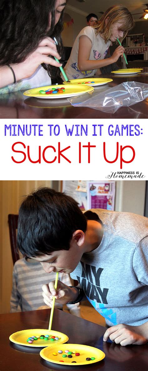 10 Awesome Minute To Win It Party Games Happiness Is Homemade