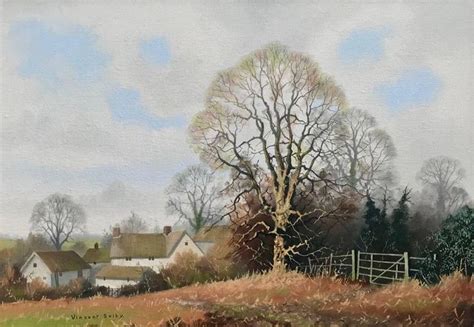 Vincent Selby Traditional English Countryside Original Oil Painting