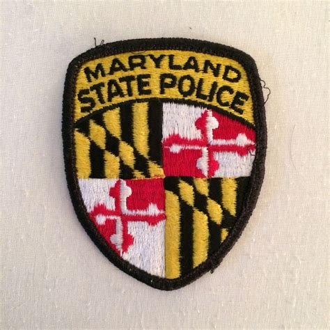 Maryland State Police Police Patches Police Badge State Police
