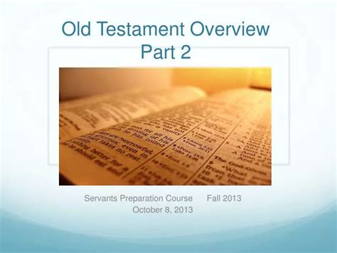 Ppt Old Testament Overview Part 2 Powerpoint Presentation Free