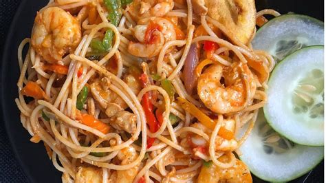 The introduction to this recipe was updated on. How to make Creamy Shrimp, Chicken and Coconut Spaghetti ...