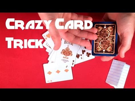 How to do crazy card trick revealed: Crazy Mind Reading Card Trick Tutorial! - YouTube