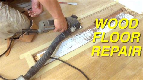 Hardwood Floor Repair How To Replace Boards Mryoucandoityourself Youtube