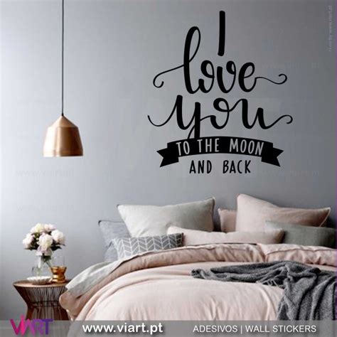 I Love You To The Moon And Back Wall Stickers Viart