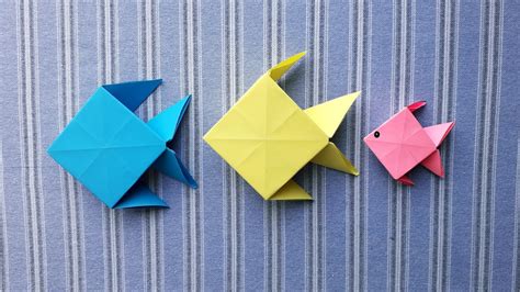 Como Hacer Un Pez 🐟 De Papel Origami Muy Fácil Learn How To Make An