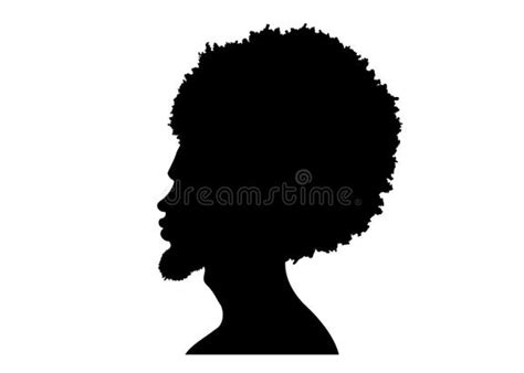 Black Man Afro Silhouette Stock Illustrations 1198 Black Man Afro