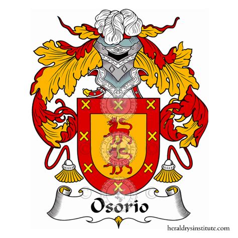 Familia Osorio heráldica genealogía escudo y origen appellido