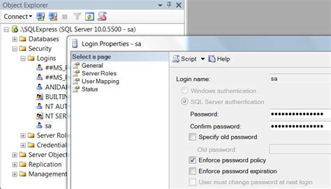 Sql Server How To Change Sa Password In SQL Server Express ITecNote