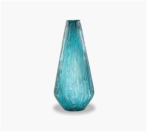 Teal Glacier Vase Tall In 2022 Tall Vases Teal Vase Vase
