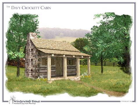 For information about the davy crockett cabin museum, contact davidcrocketthouse@tndar.org. The Davy Crockett Log Cottage-Style House Plan ...