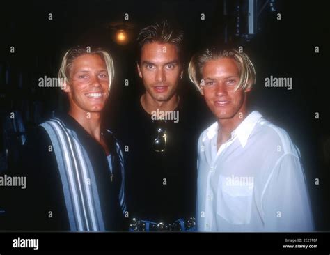 West Hollywood California Usa 1st May 1996 Models Derek Brewer Marcus Schenkenberg And Keith