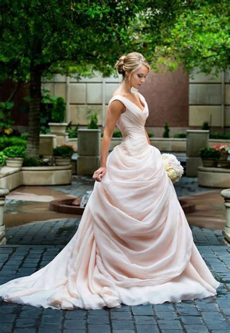 33 Pretty Pink Wedding Dresses For Your Wedding Mrs To Be