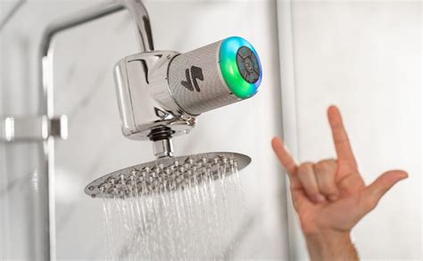 Shower Power Shower Speakers Enhance Your Singing In The Shower Experience