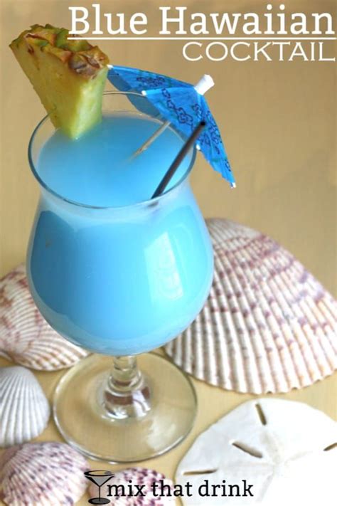 Blue Hawaiian Classic Cocktail Recipe Mix That Drink Recipe