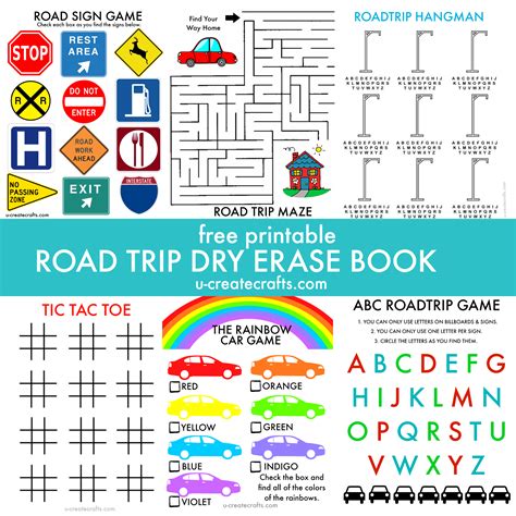 Britney spear's songs, nfl teams, flavors of la croix) and everyone takes turns naming. Free Printable Road Trip Book