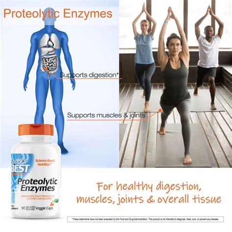 Doctors Best Proteolytic Enzymes Gluten Free Vegetarian 90 Veggie