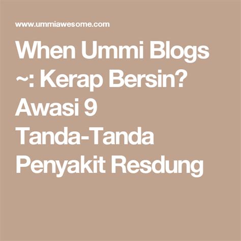 Setiap pagi anak ini akan mengalami gejala bersin yang sukar untuk diberhenti. Kerap Bersin? Awasi 9 Tanda-Tanda Penyakit Resdung | Tanda ...