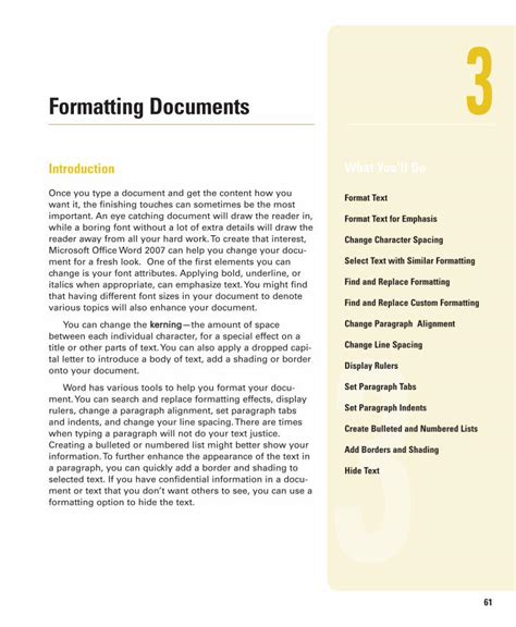 Pdf Formatting Documents