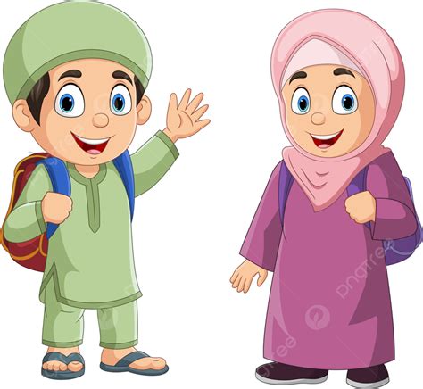 Kartun Muslim Keluarga Bahagia Gambar Kartun Winter C