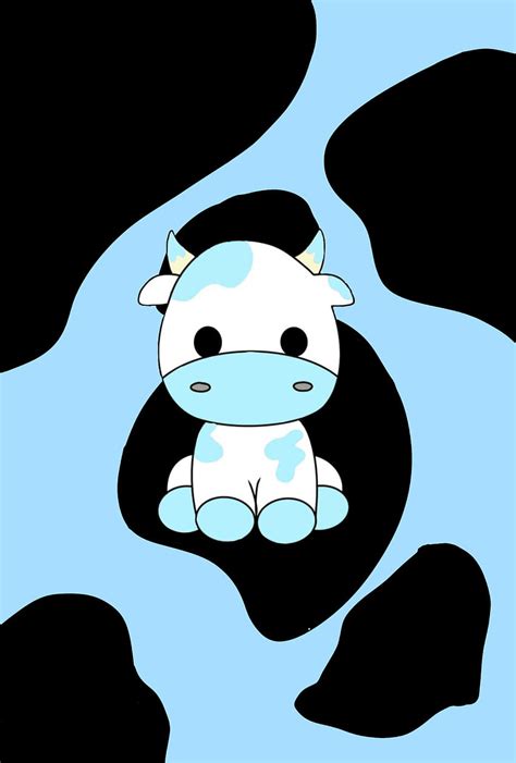 Discover More Than 87 Aesthetic Blue Cow Print Wallpaper Vn