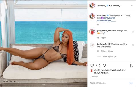 Black Jessica Rabbit Tommie Lee Flaunts Goods In Sexy Gucci Bikini