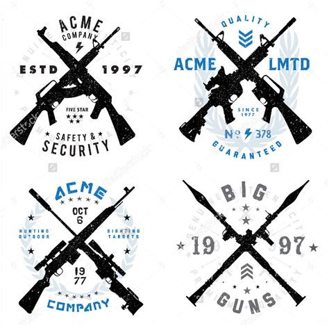 19 Gun Logo Designs Ideas Examples Design Trends Premium Psd