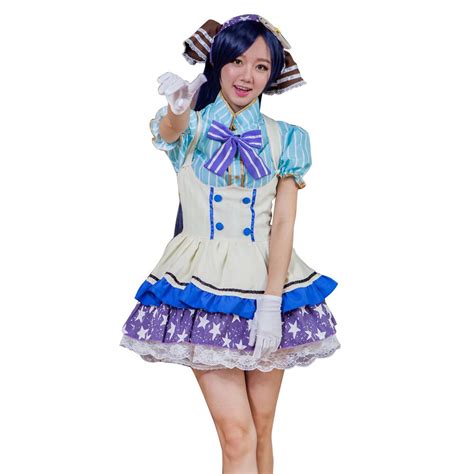 2019 Japanese Anime Costume Love Live Tojo Nozomi Candy Maid Uniform