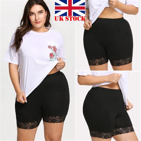 fashion casual women girl hot pants panties lady sexy lace safe seamless shorts black safety