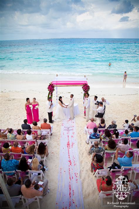 Our Client S Wedding Ceremony At Riu Palace Las Americas Cancun Mexico Beach Wedding