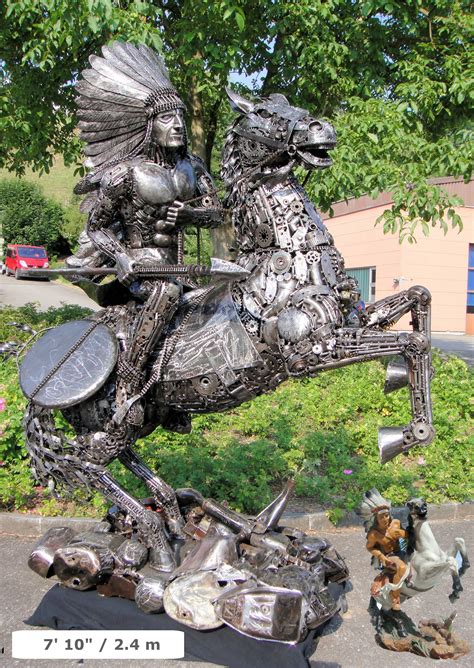 Custom Sculptures Made From Recycled Metal By Tom Samui
