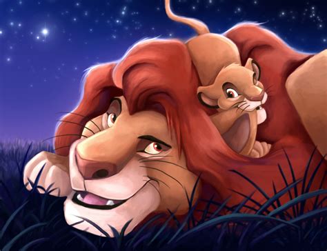 Mufasa And Simba Le Roi Lion Fan Art 37760701 Fanpop