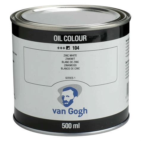 Van Gogh Olieverf 104 Zinkwit Saffloerolie 500 Ml Bestellen Kopen