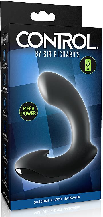Pipedream Sir Richards Control Silicone P Spot Massager Black