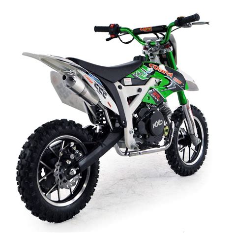 Get dirtbike news, reviews, pricing, specs and pictures. Cobra 4S 50cc 62cm Green Kids Mini Dirt Bike | Fics ...