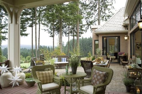 French Country Elegance Traditional Patio Portland Alan Mascord