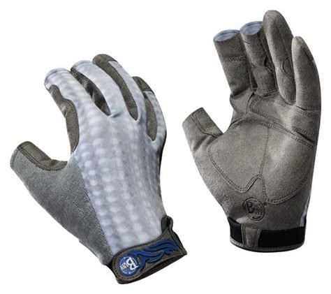 Fly Fishing Gloves Buff Original Fighting And Work Pro Series Grey Scale